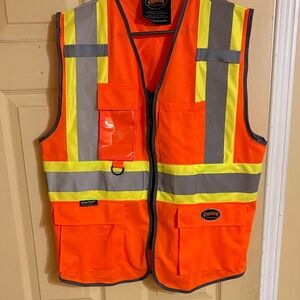 PIONEER Orange Reflective Work Vest